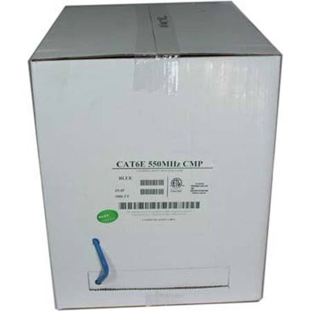 1000ft Cat6 Solid Cable Plenum Blue S920454