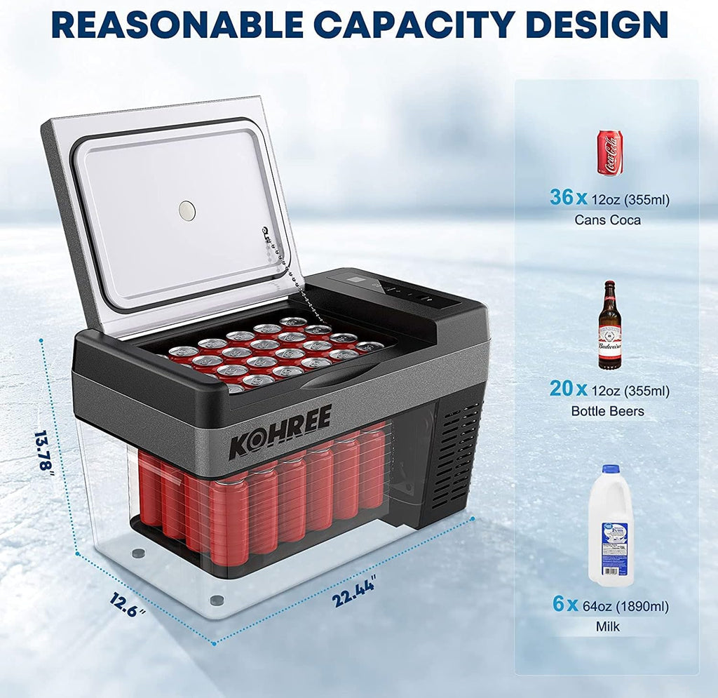 Portable Refrigerator 26 Quart (25L) Electric Cooler L26773