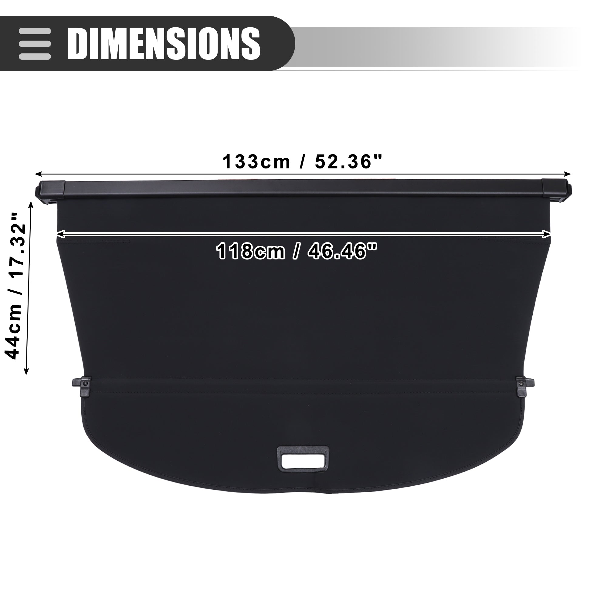 Retractable Cargo Cover for Nissan X-trail Rogue 2014-2020 Z976