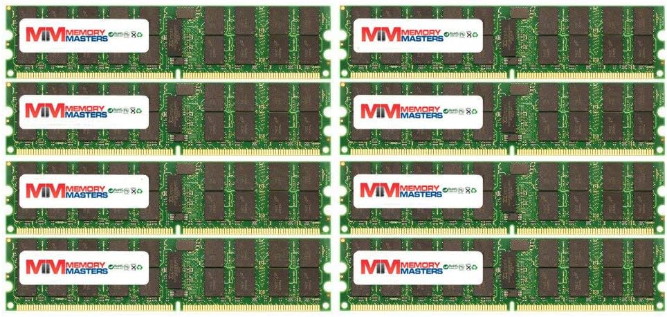 32GB (8x4GB) DDR2-667MHz PC2-5300 ECC RDIMM 2Rx4 1.8V Registered Memory Pack of 2 O26640