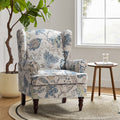 Blue Foam Wingback Accent Chair A60056