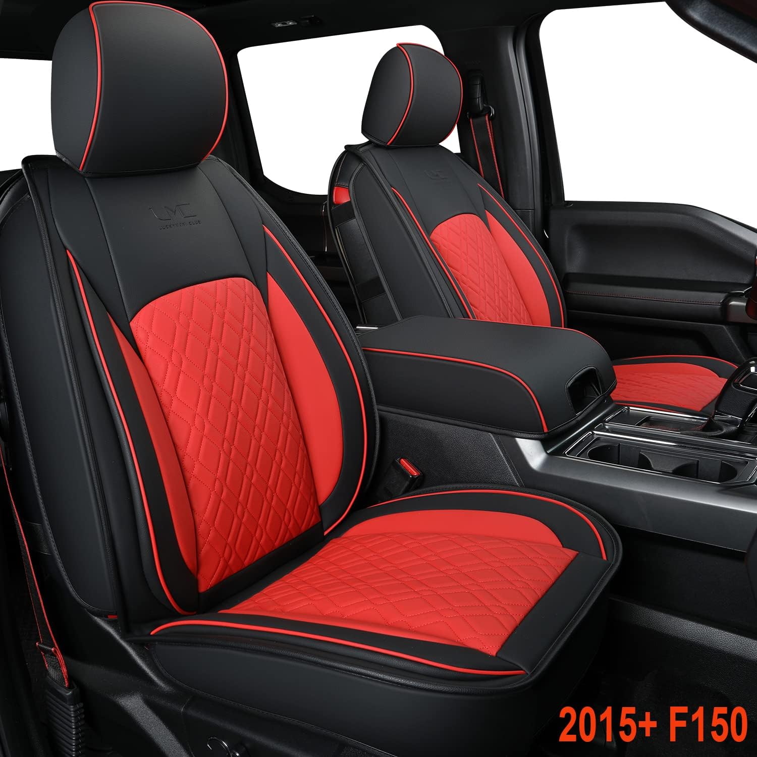 Black-Blue Full Set Seat Covers I682