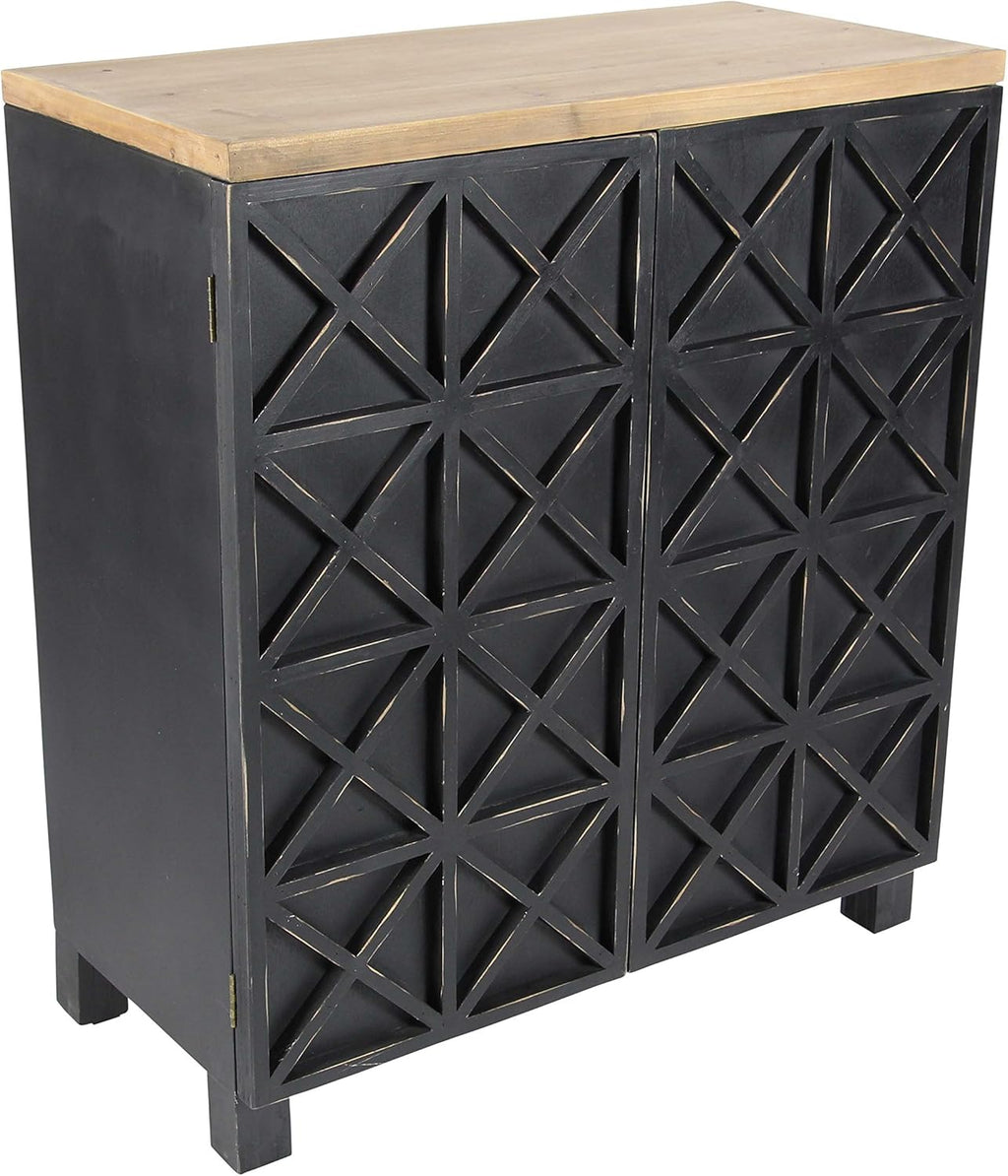 28 x 31 Wood Cabinet, Light Brown/White S409