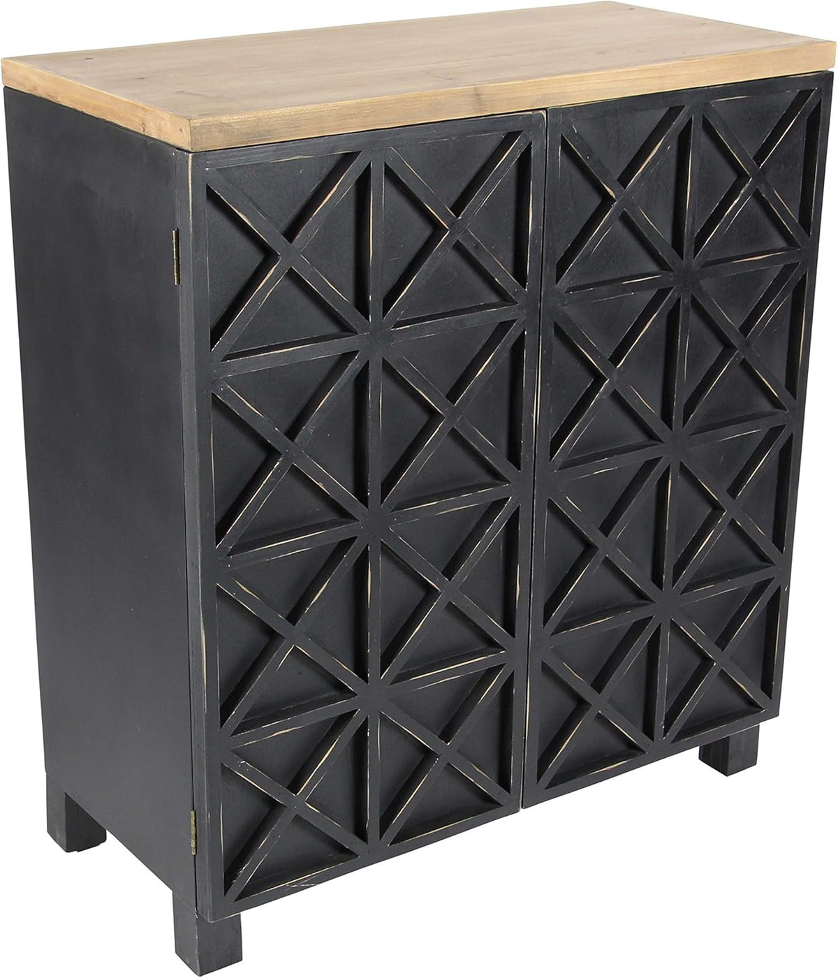 28 x 31 Wood Cabinet, Light Brown/White S409