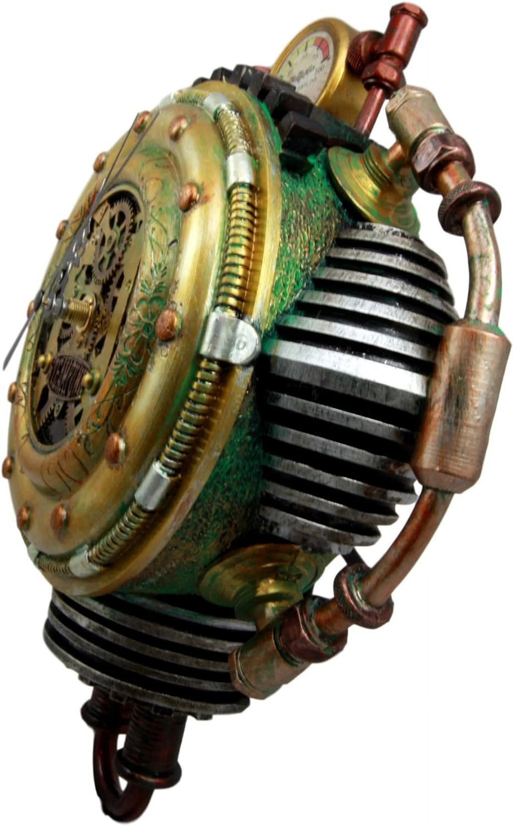 Steampunk Decorative Wall Clock Figurine 11" H F497985