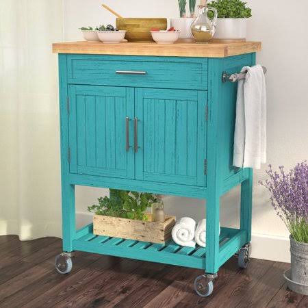 Kitchen Cart Butcher Block W824