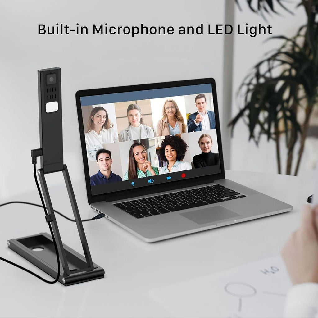 13MP 4K Document Camera with AF Lens, Built-in Mic & LED Light E783