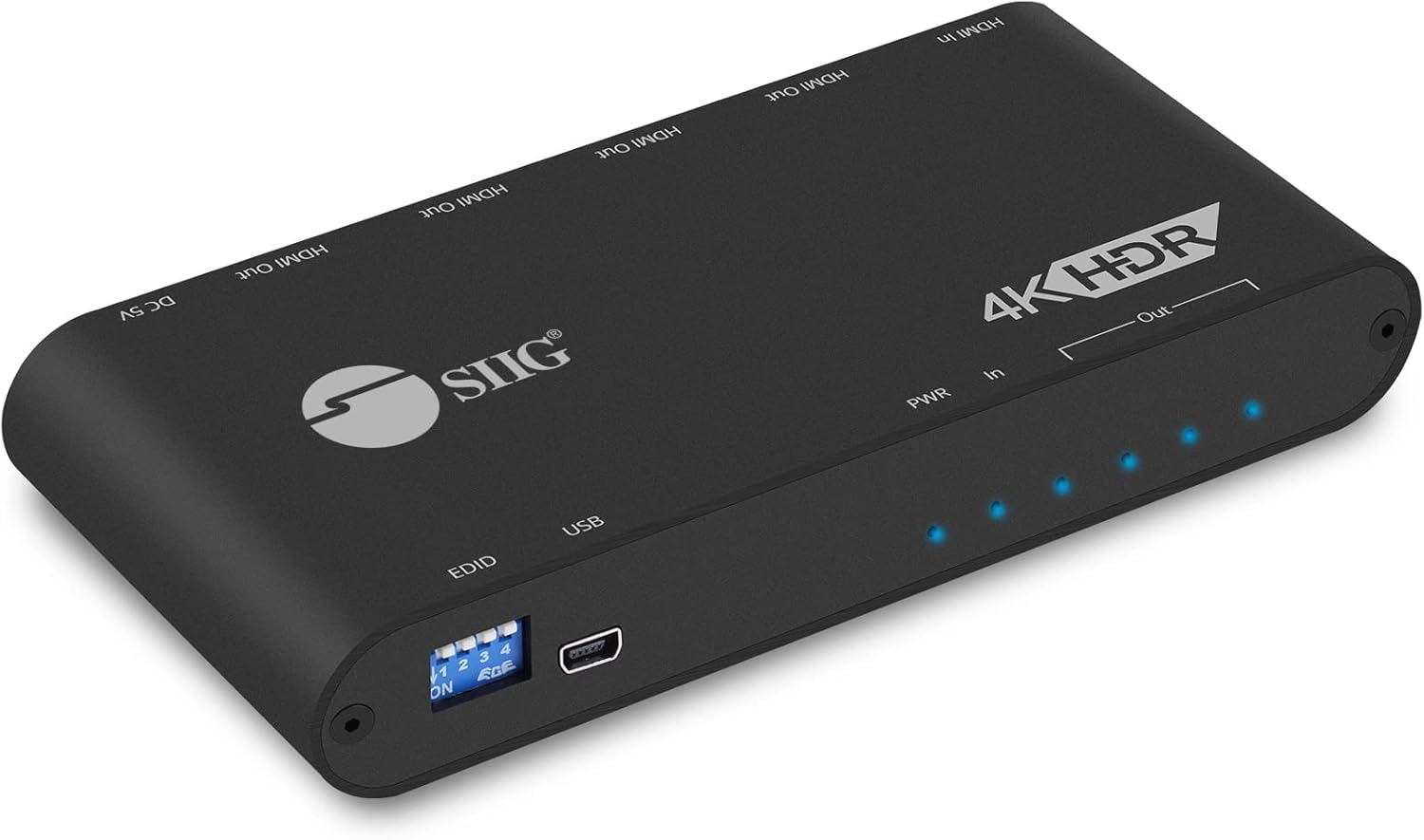 1x4 HDMI 4K 60Hz HDR Splitter 4 Port 1 in 4 Out R8579