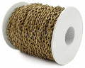 Antique Bronze Color Cable Chain Spool, 330 Feet, 4x6mm Link P1614