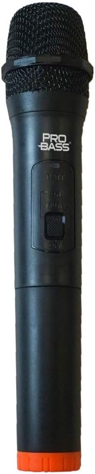 Portable Audio System with Rechargeable Battery, Bluetooth, Wireless Mic and Remote Control B90895