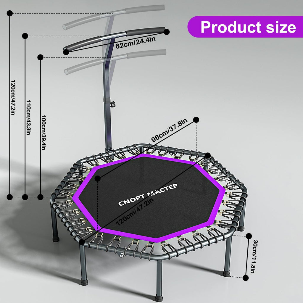 50'' Trampoline Rebounder Load 330lbs P269963