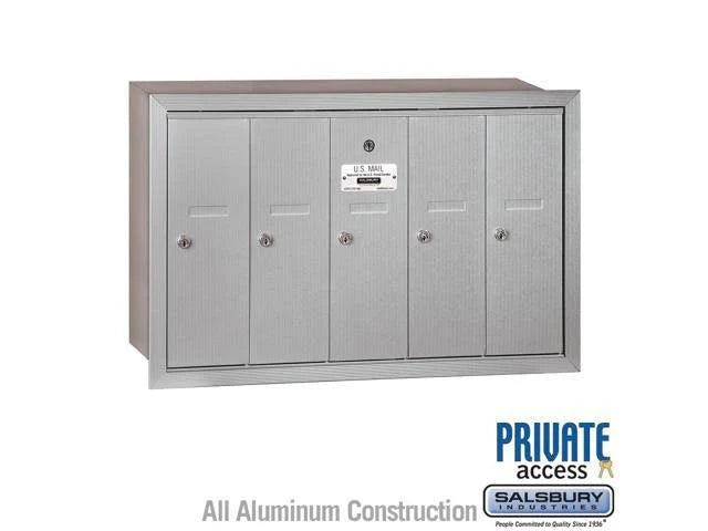 5 Door Sandstone Vertical Mailbox M305441