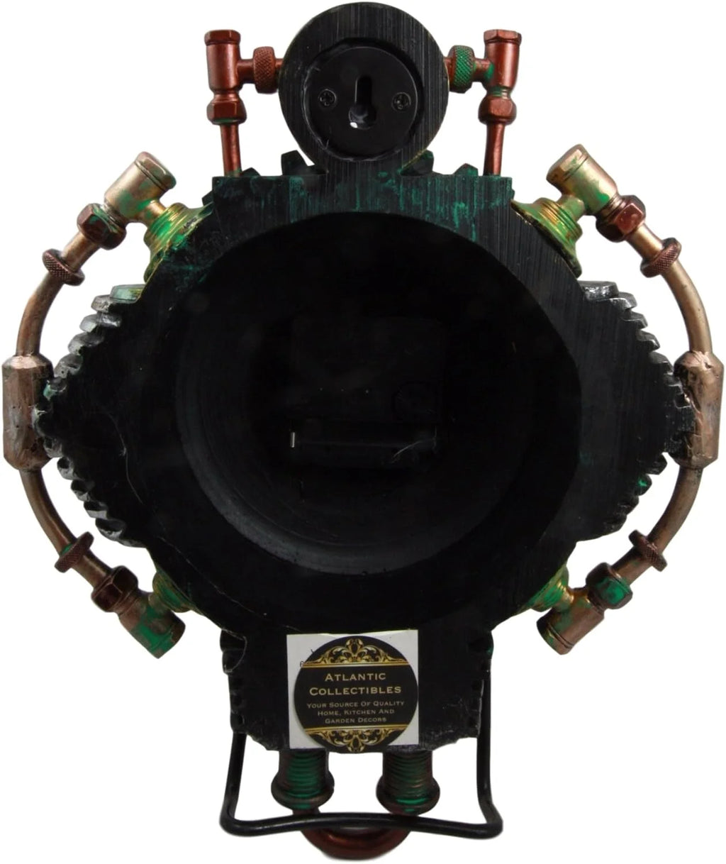 Steampunk Decorative Wall Clock Figurine 11" H F497985