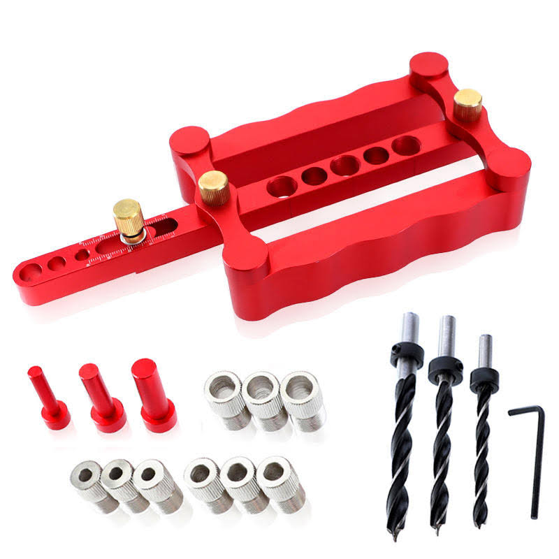 6/8/10mm Self-Centering Woodworking Doweling Jig Drill Guide Kit Z790185