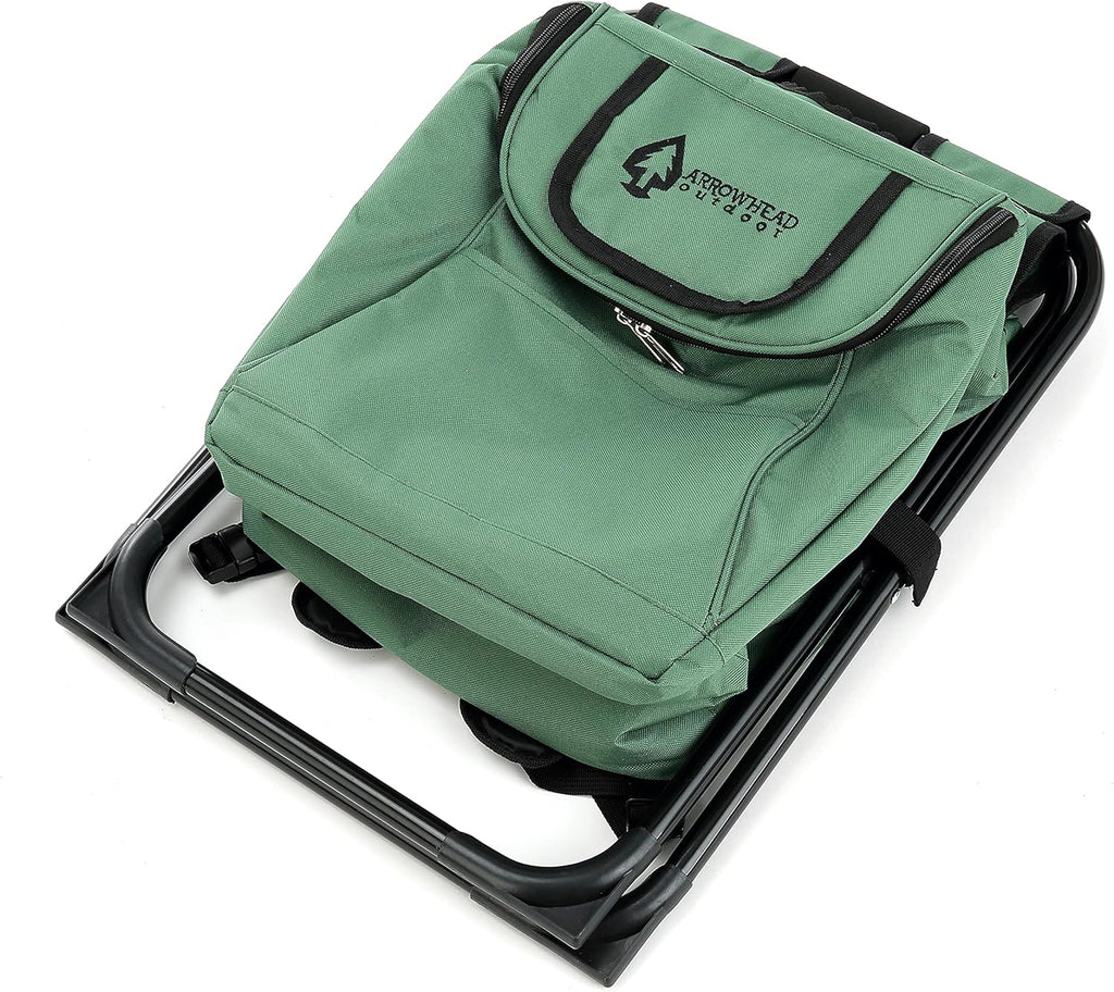3-in-1 Compact Camp Chair with Insulated Cooler Y59255