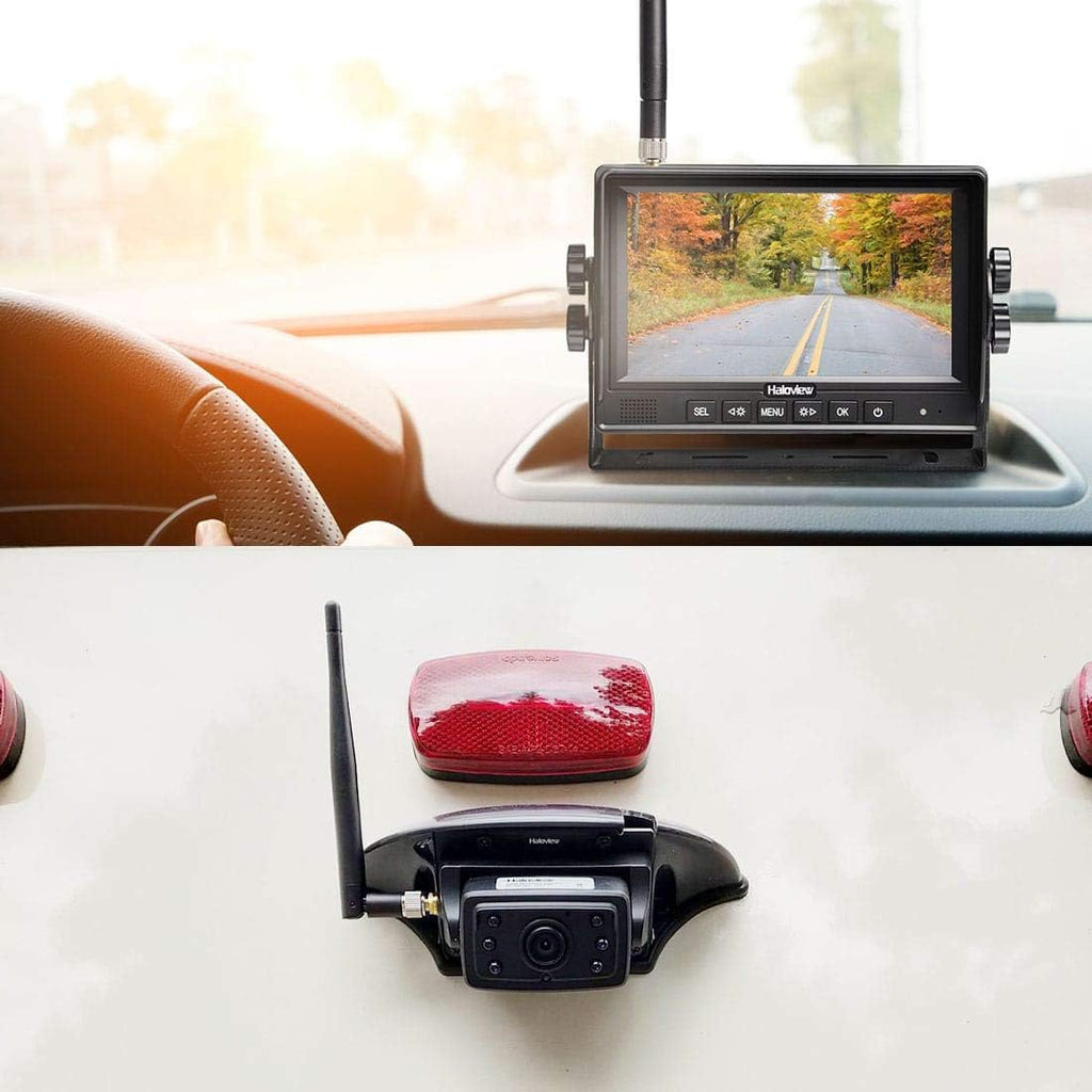 7'' 720P HD Wireless Rear View Camera System P5945