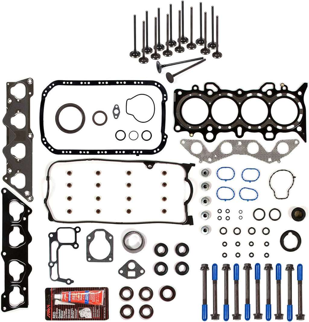 Full Gasket Set Head Bolts Intake Exhaust Valves R891