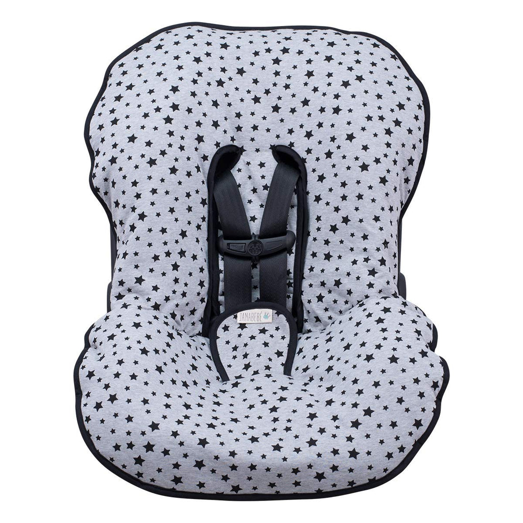 Universal Padded Cover Liner for Baby Car Seat Gr 0, 1 (Black Star) L9580