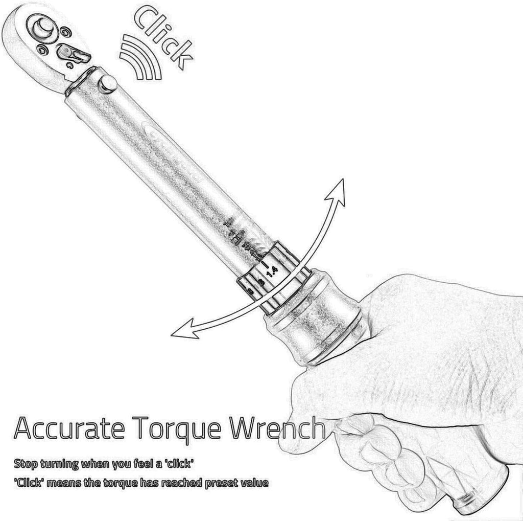 1/2" Drive Torque Wrench 50-350 NM Q143