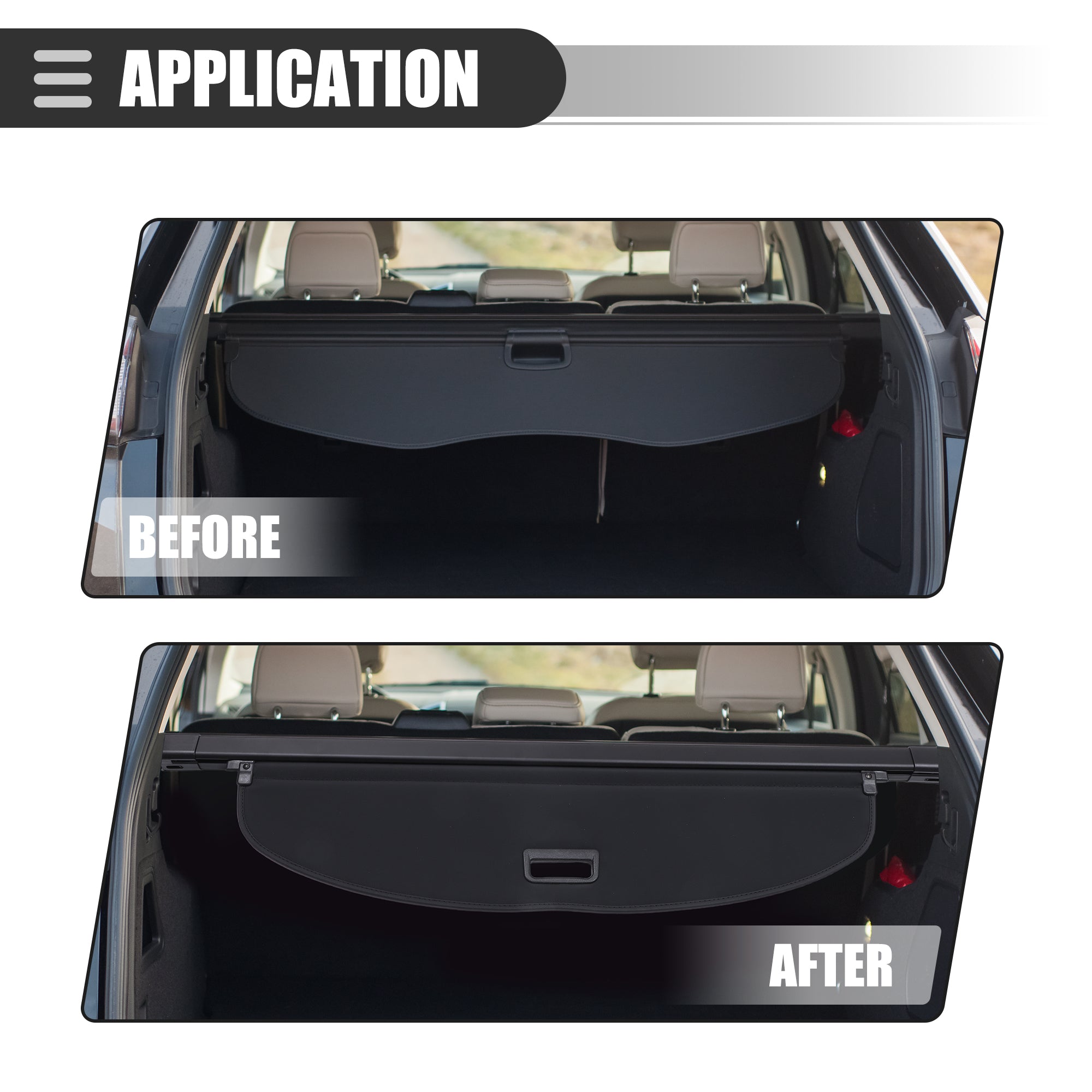 Retractable Cargo Cover for Nissan X-trail Rogue 2014-2020 Z976