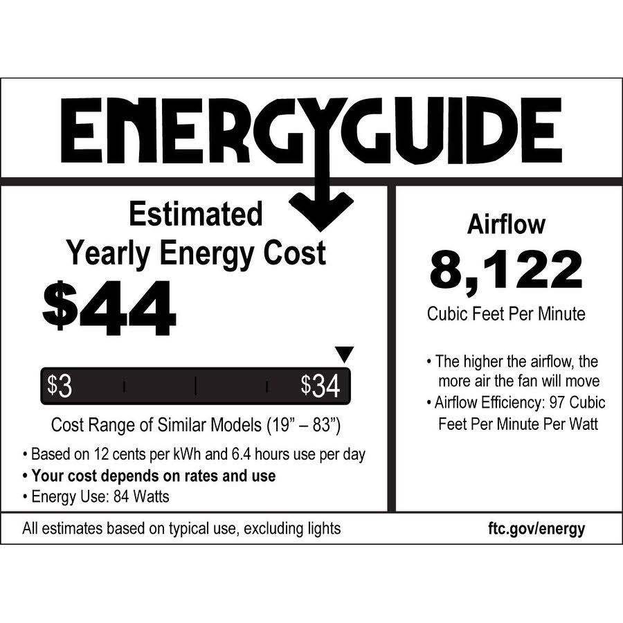 White Ceiling Fan U442