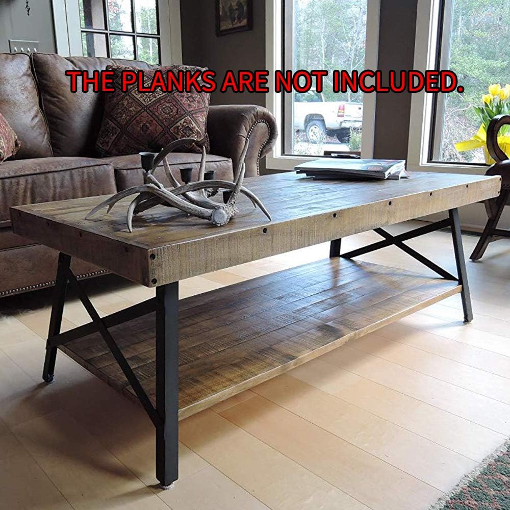 Black Metal Table Legs 2 PCS L4007