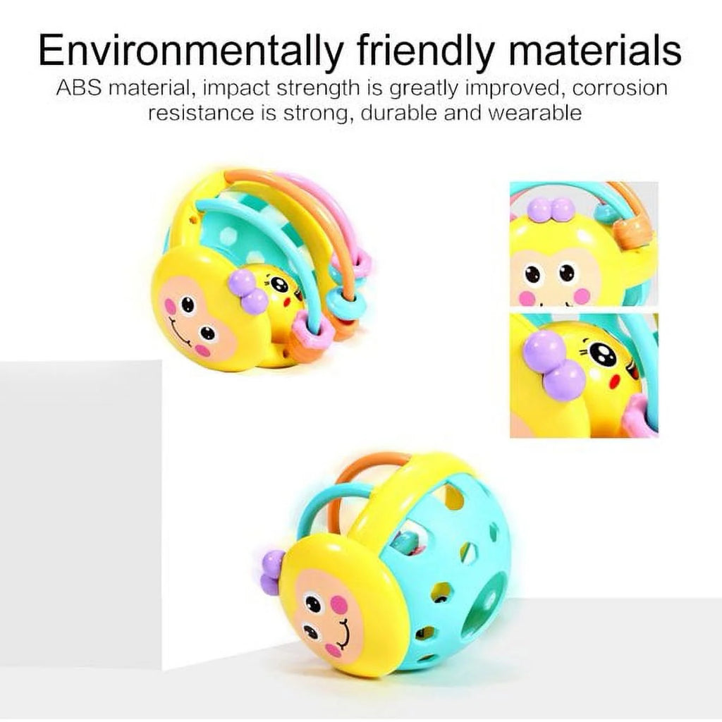 Sensory Teether Toy Silicone Rattle Ball X74923