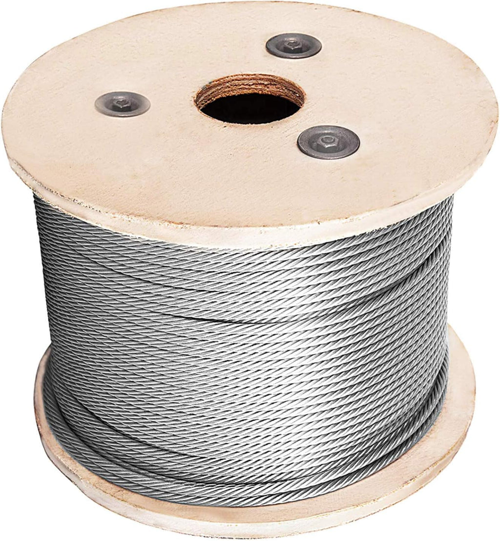1000FT 1/8 T316 Stainless Steel Cable Rope N385