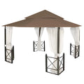 12' x 12' Nutmeg Replacement Canopy Top Cover B82446