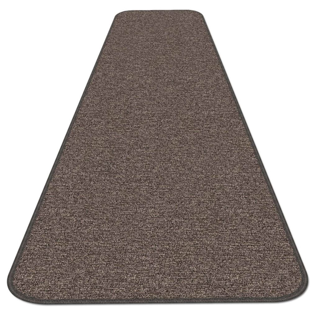 12 ft. x 48 in. Pebble Gray Skid-Resistant Carpet Runner Y7473