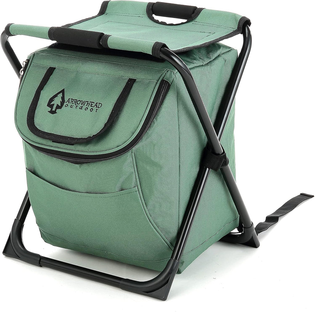 3-in-1 Compact Camp Chair with Insulated Cooler Y59255