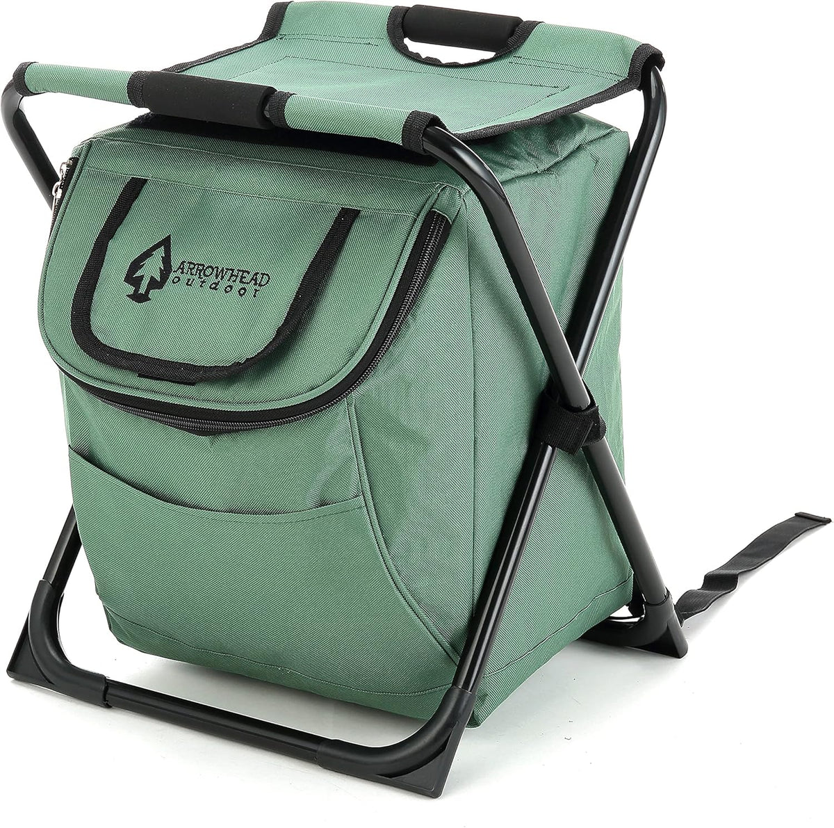 3-in-1 Compact Camp Chair with Insulated Cooler Y59255