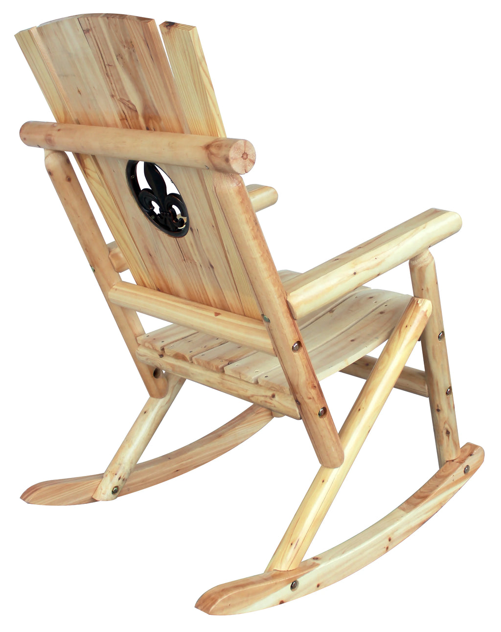 Natural Outdoor Wood Rocker P866