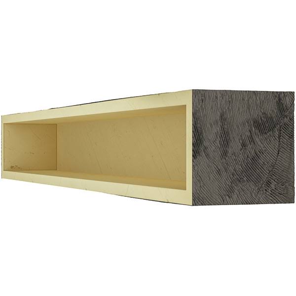 Faux Wood Fireplace Mantel, Burnished Cedar R16628