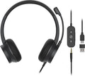 Pack of 2 Wired USB Computer Headset with Microphone W59164