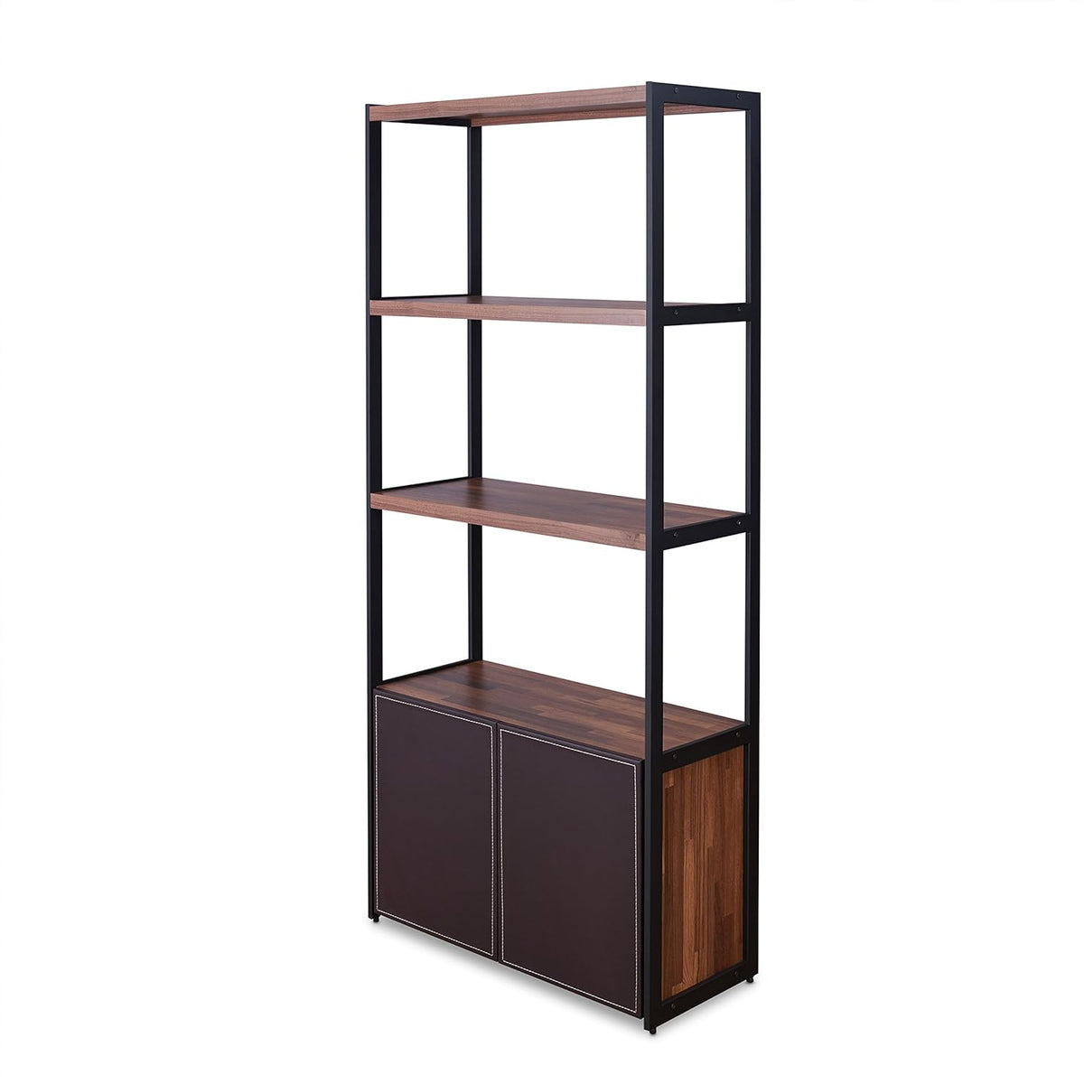 Walnut Sandy Black Bookcase J47961
