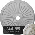 Hand-Painted Flash Blue Ceiling Medallion W6877