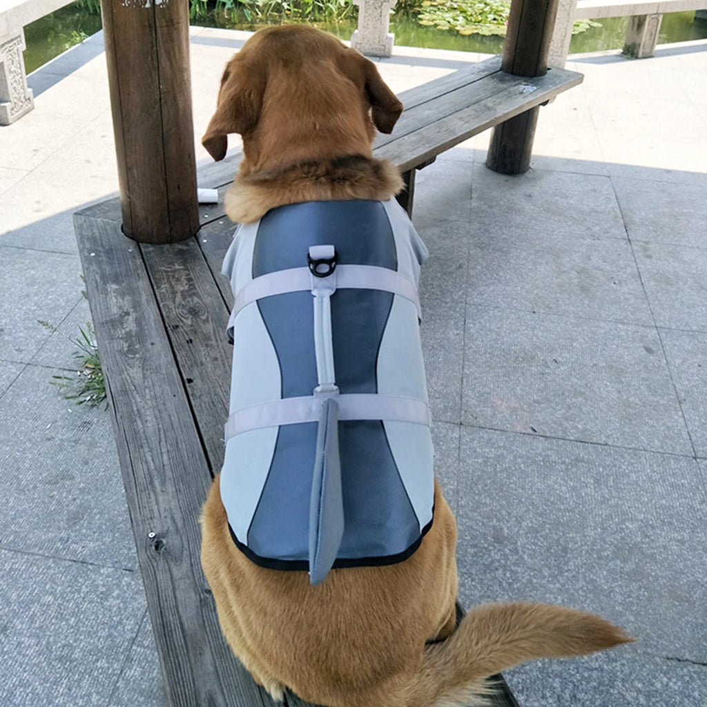 Dog Pet Shark Swimsuit Vest Safety Wear H406586