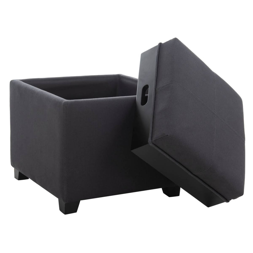 Charcoal Single Tray Ottoman I6064