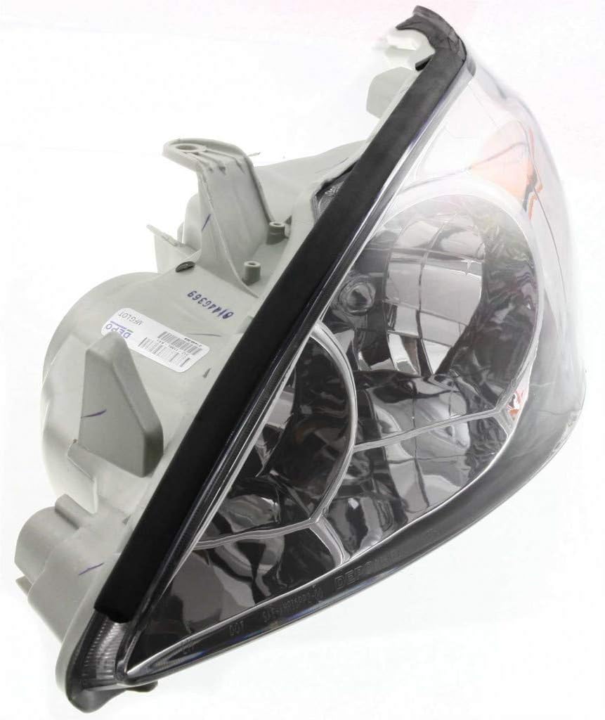 Chrome Headlight Assembly Pair for Toyota Camry 2002-2004 G11790