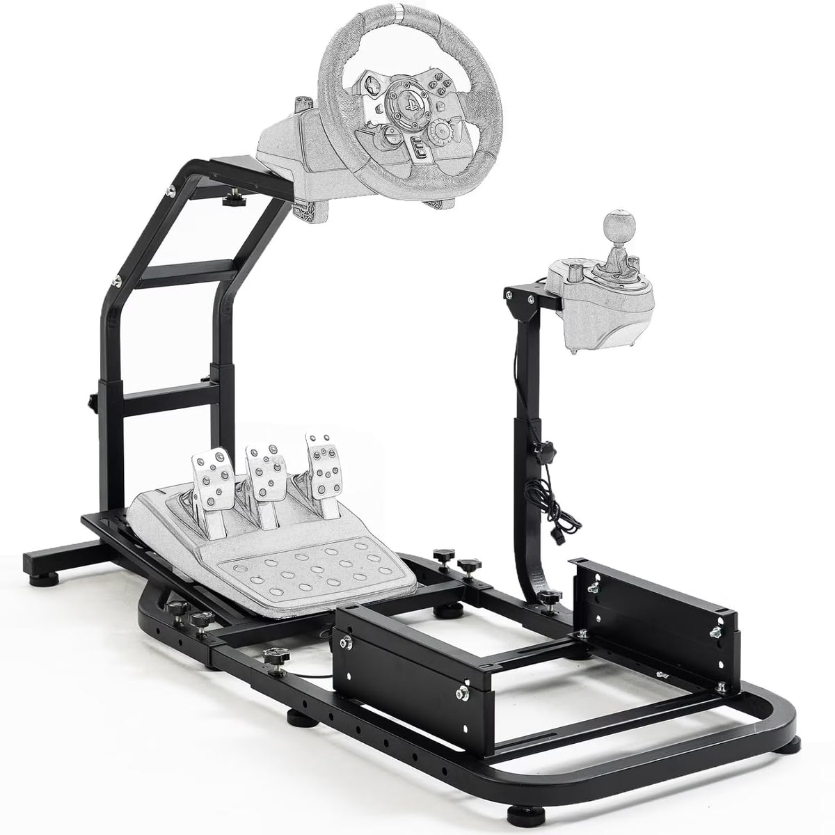Adjustable Racing Simulator Cockpit R218