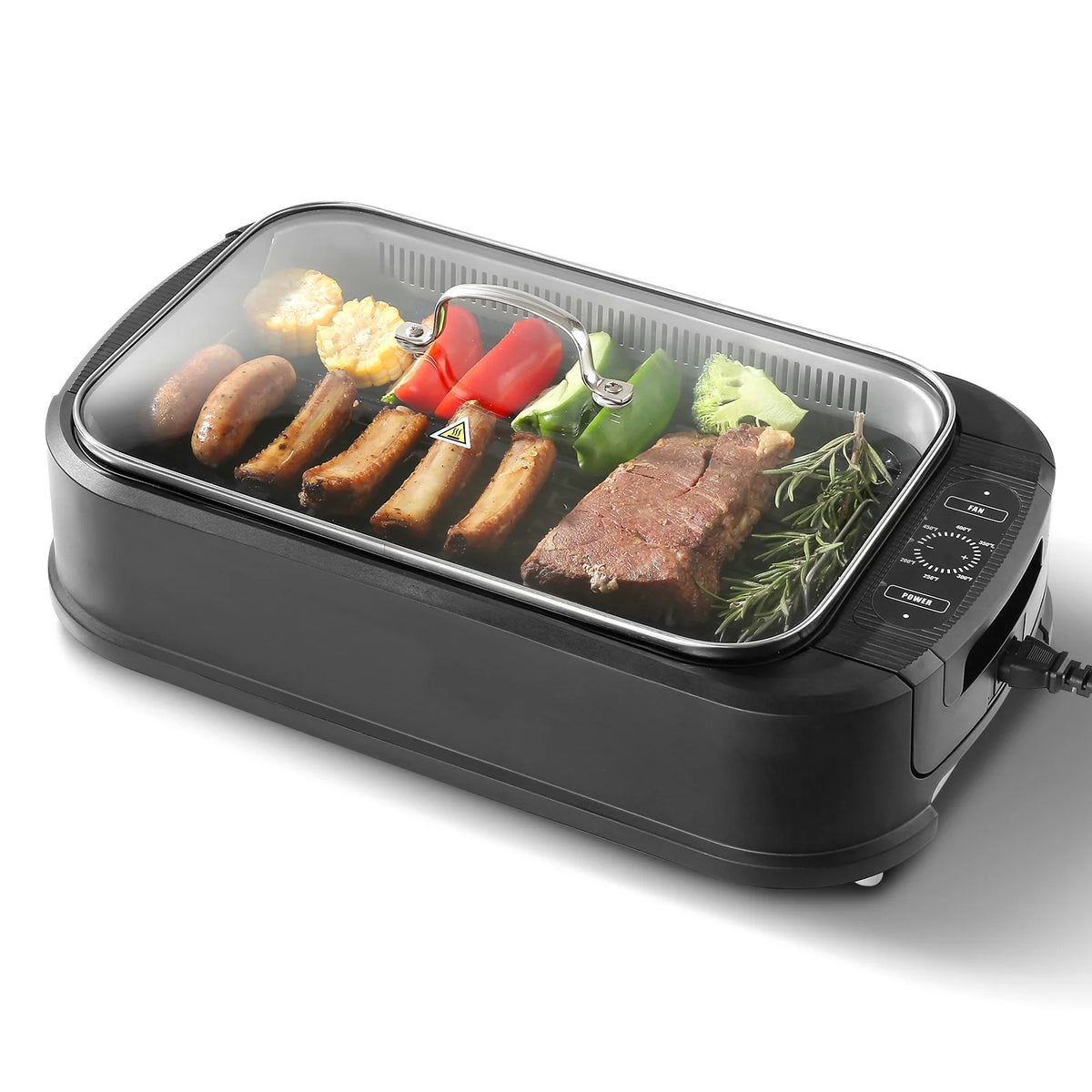Smokeless Indoor BBQ Grill 1500W Nonstick C19761