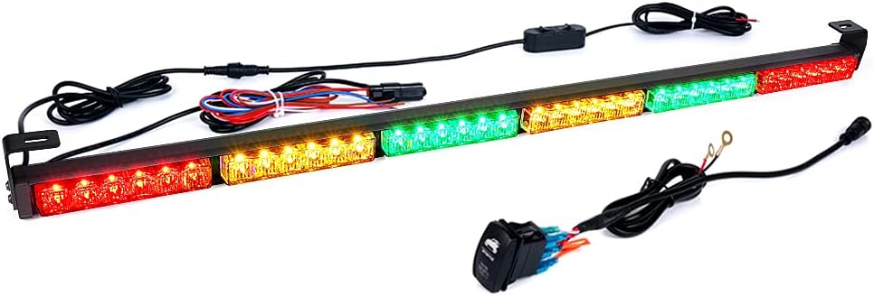 36" Offroad Rear Chase LED Strobe Light Bar with Turn Signal Brake Reverse Light C457