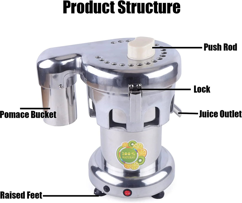 Stainless Steel Centrifugal Juicer 370W H723