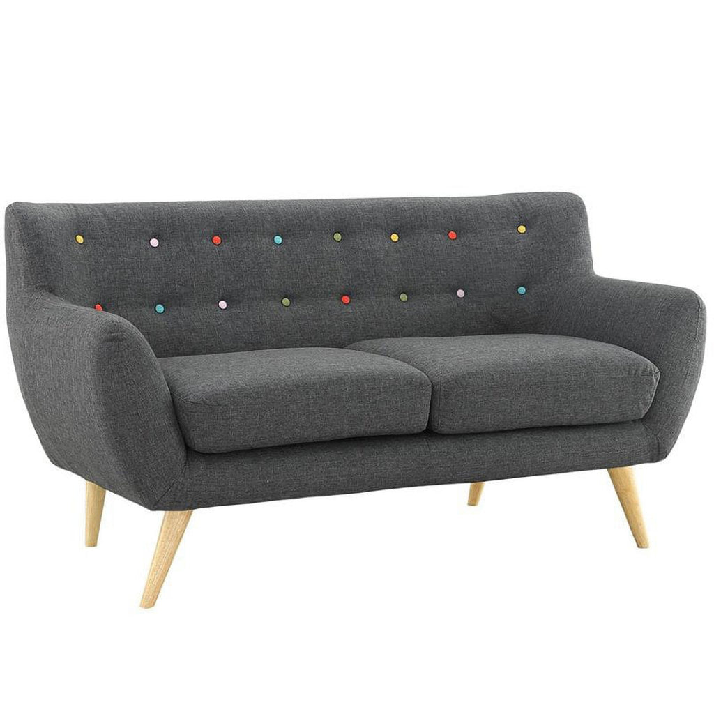 2 Piece Gray Sofa Set B26457