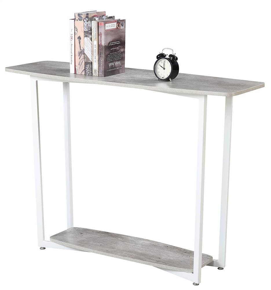 Gray/White Console Table F1542