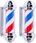 2 Packs 28'' LED Barber Pole Light, Red White Blue LED Strips B803861