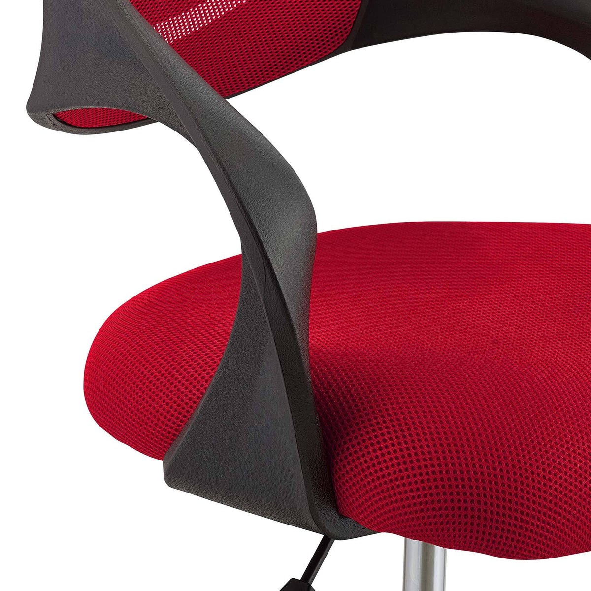 Red Mesh Drafting Chair U764
