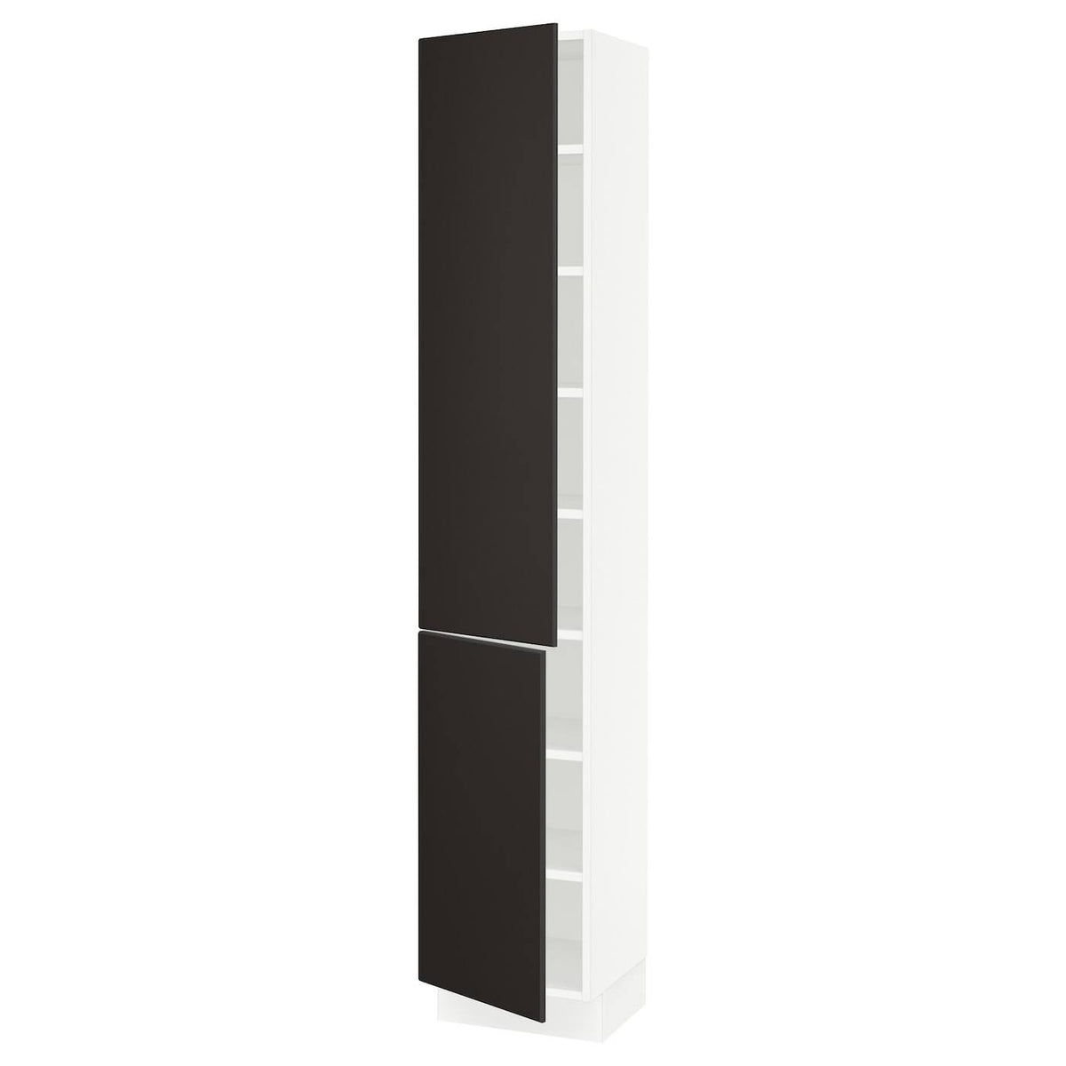 White High Cabinet with Shelves and 2 Doors P66949