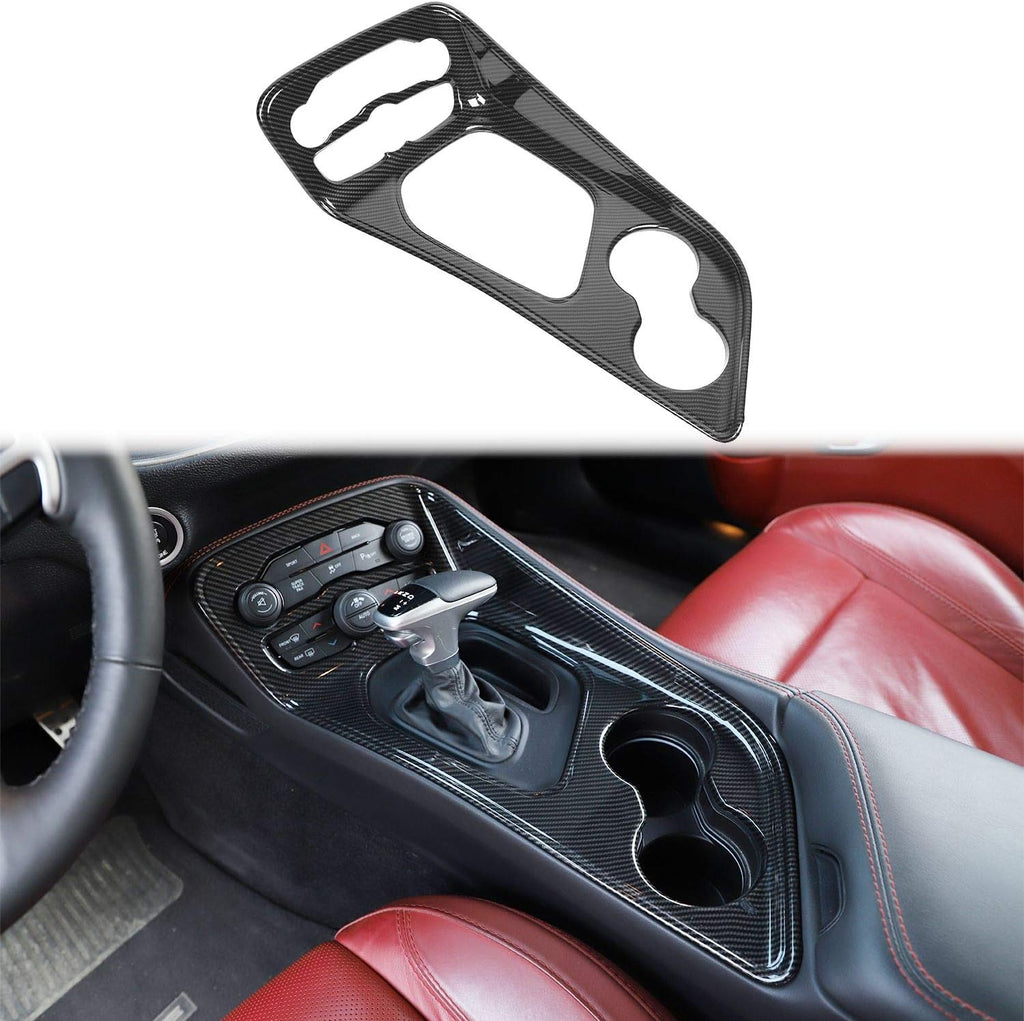 ABS Carbon Fiber Gear Shift Panel Trim Pack of 2 M163